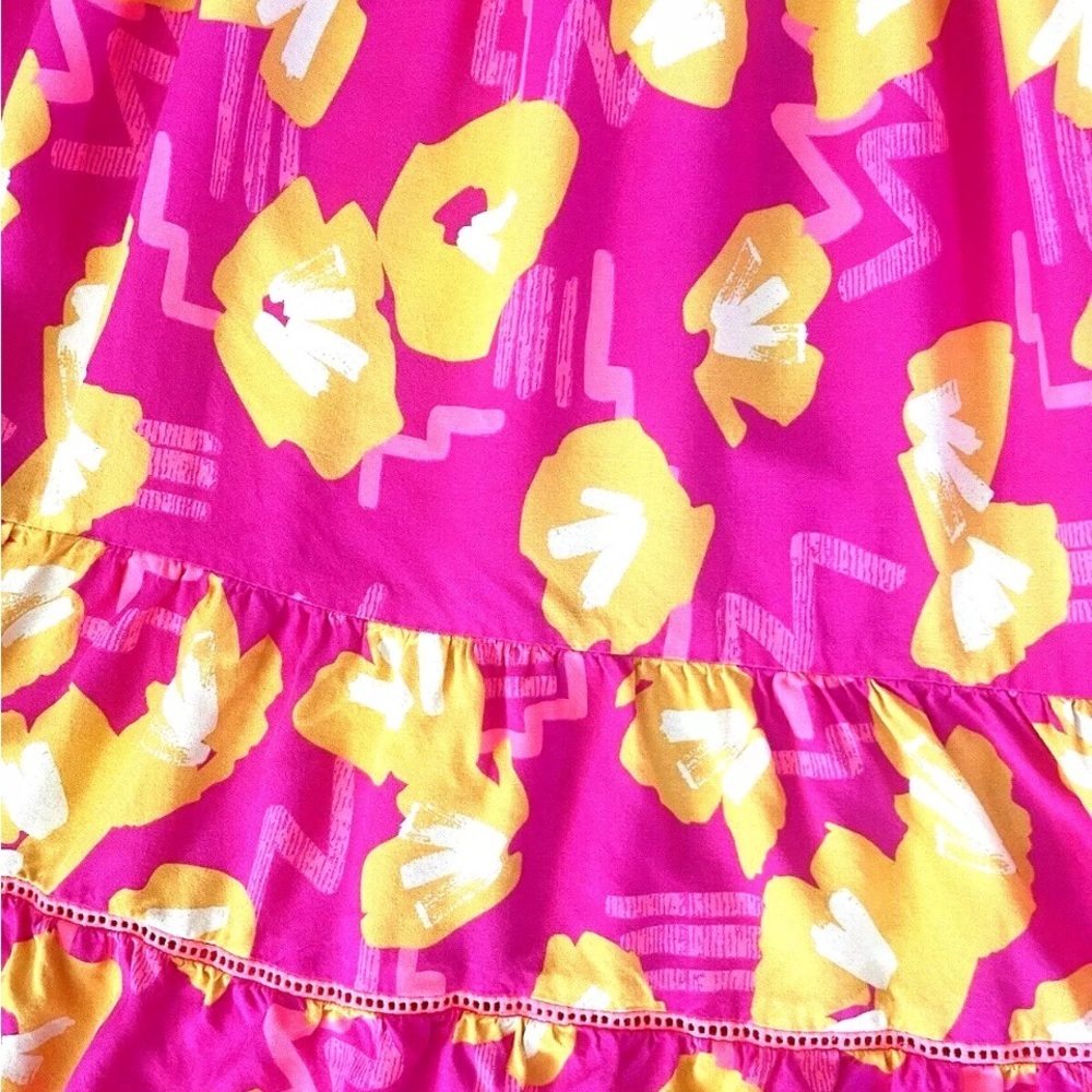 Cat & Jack Pink and Yellow Floral  Dress - Picture 2 of 6